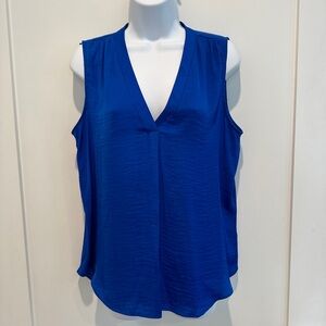 Vince Canuto silky blue dress tank – size medium